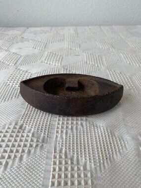 Antique Rustic Cast Iron Sad Iron Body For Collectors and Decor
